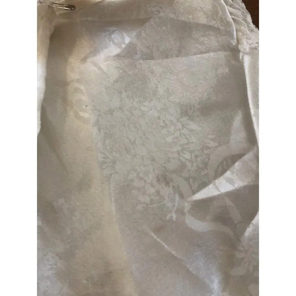 NWT Vintage 1990s Lauren Alexandra Ivory Lace Bustier Camisole size large